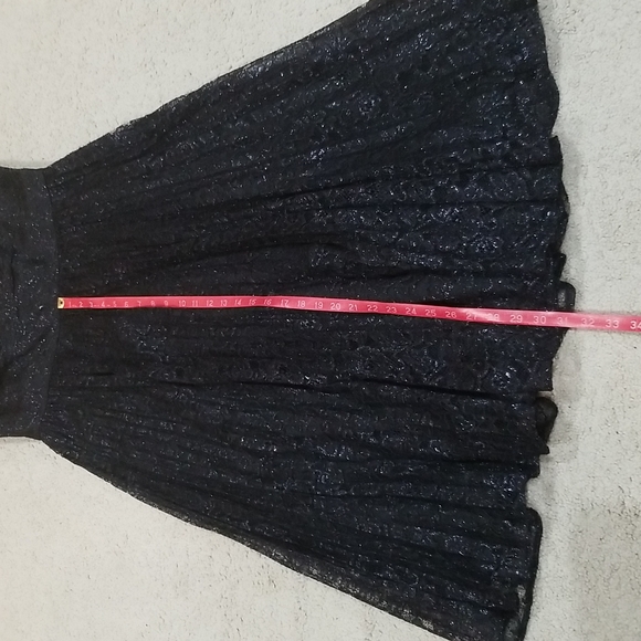 NWOT J.Crew Pleated Midi Dress in Metallic Lace - Picture 8 of 8